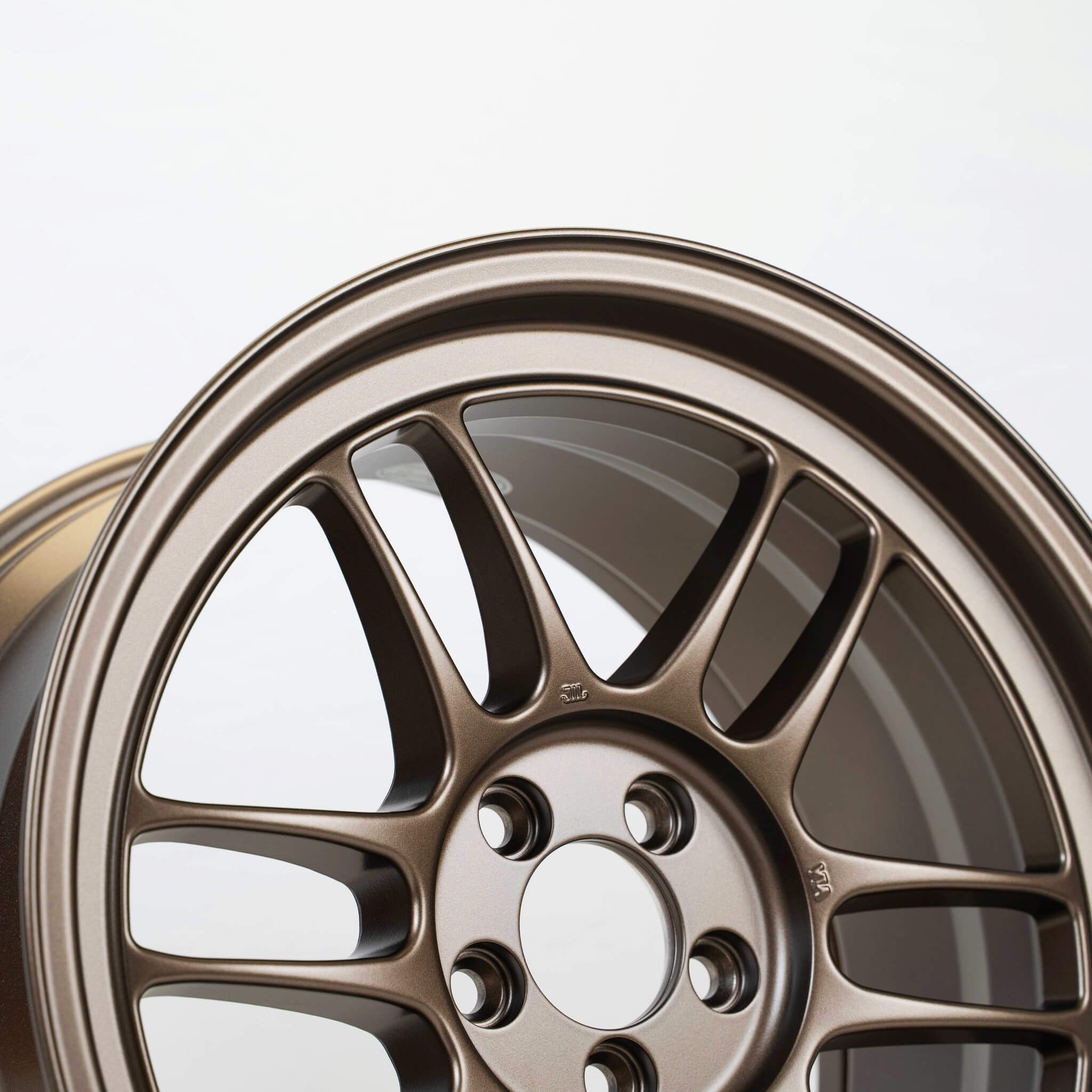 Enkei RPF1 Wheel - 17x9 / +45 / 5x100 - Matte Bronze - Angle 3