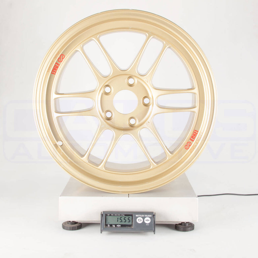 Enkei RPF1 Wheel - 17x9 / +45 / 5x114.3 - Gold - Angle 5