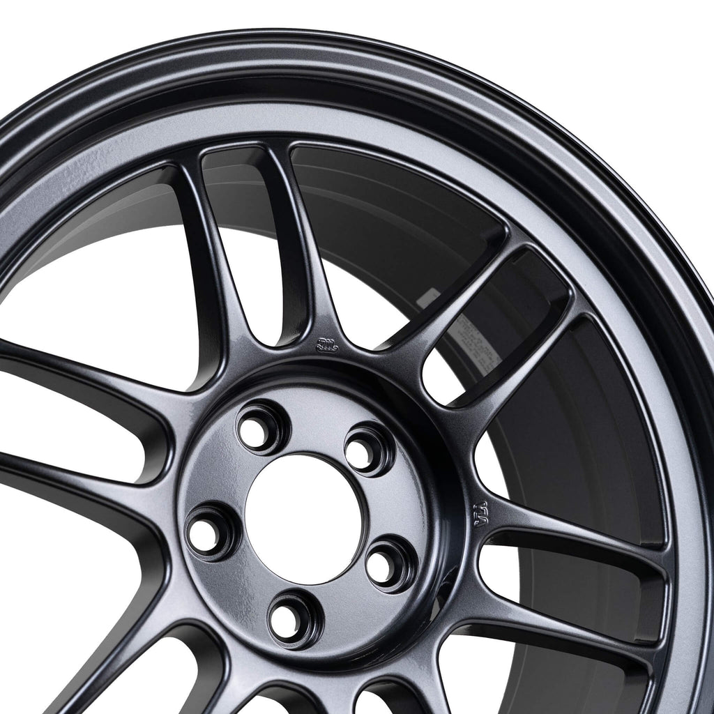 Enkei RPF1 Wheel - 17x9 / +45 / 5x114.3 - Gunmetal - Angle 5