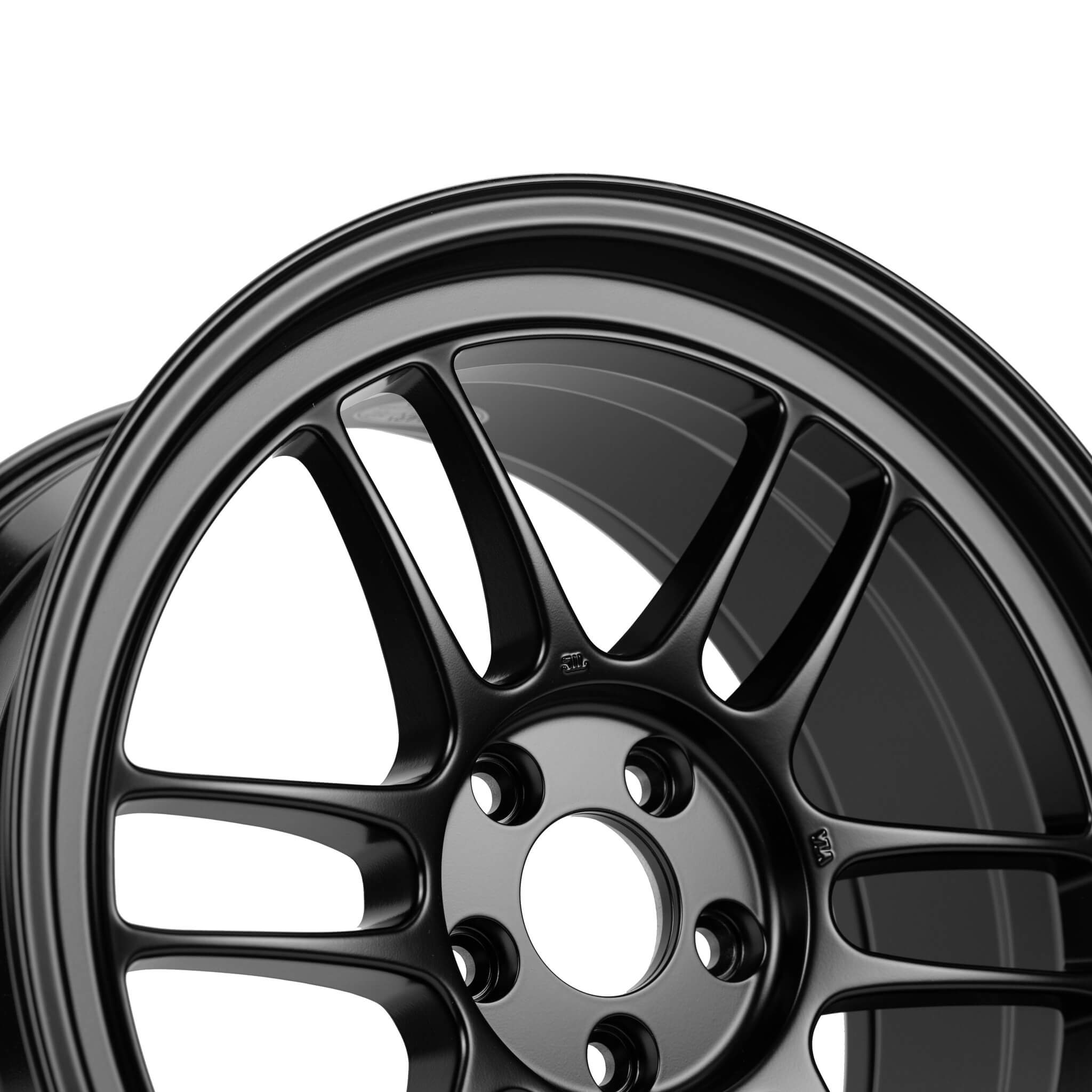Enkei RPF1 Wheel - 17x9 / +45 / 5x114.3 - Matte Black - Angle 4