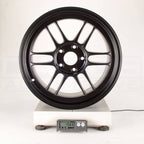 Enkei RPF1 Wheel - 17x9 / +45 / 5x114.3 - Matte Black - Angle 5
