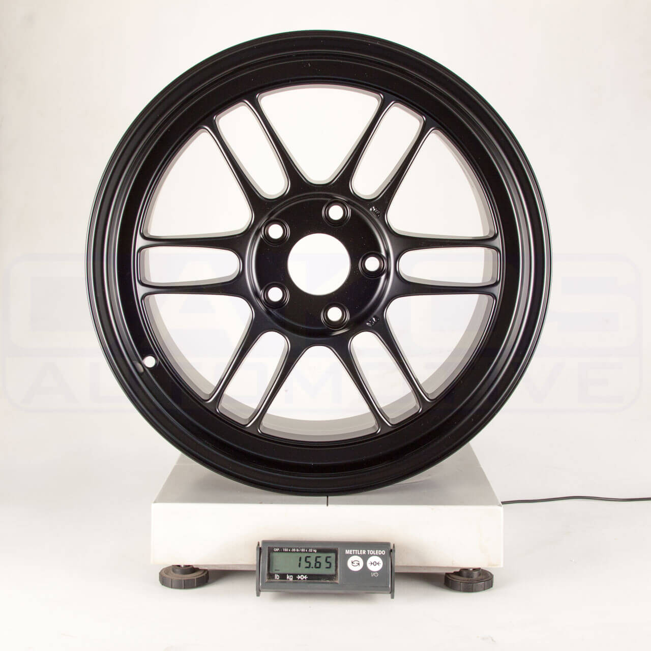 Enkei RPF1 Wheel - 17x9 / +45 / 5x114.3 - Matte Black - Angle 5