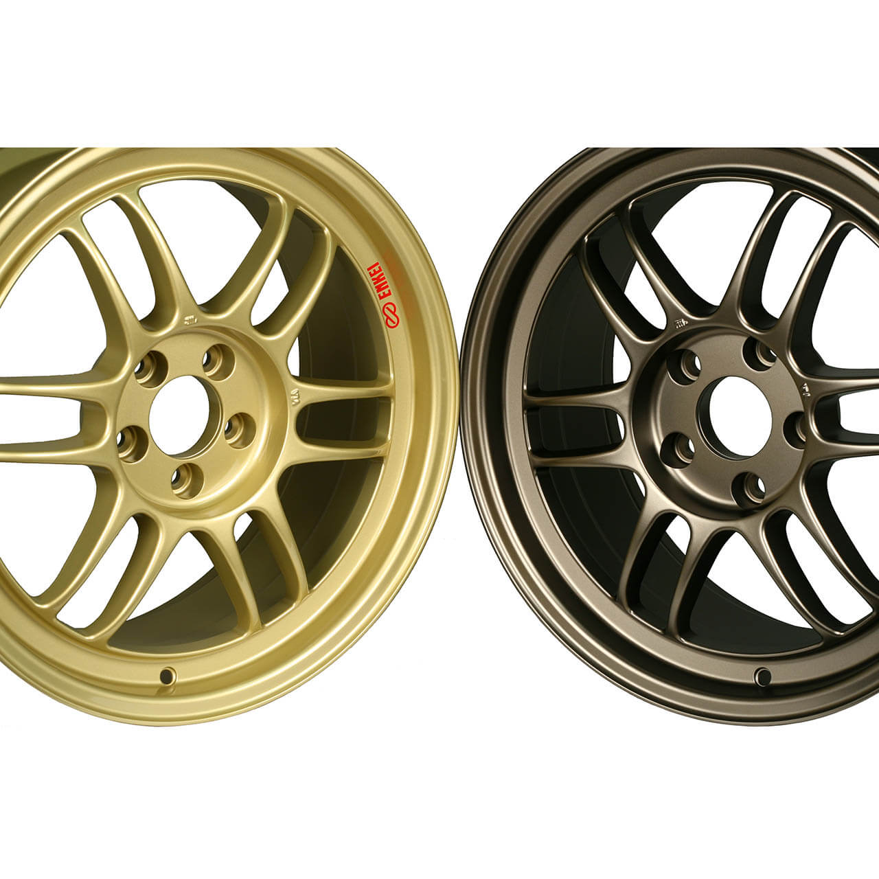 Enkei RPF1 Wheel - 17x9 / +45 / 5x114.3 - Matte Bronze - Angle 2