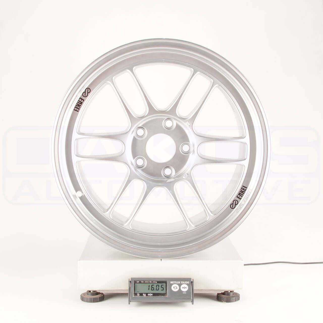 Enkei RPF1 Wheel - 17x9.5 / +38 / 5x114.3 - Silver - Angle 5