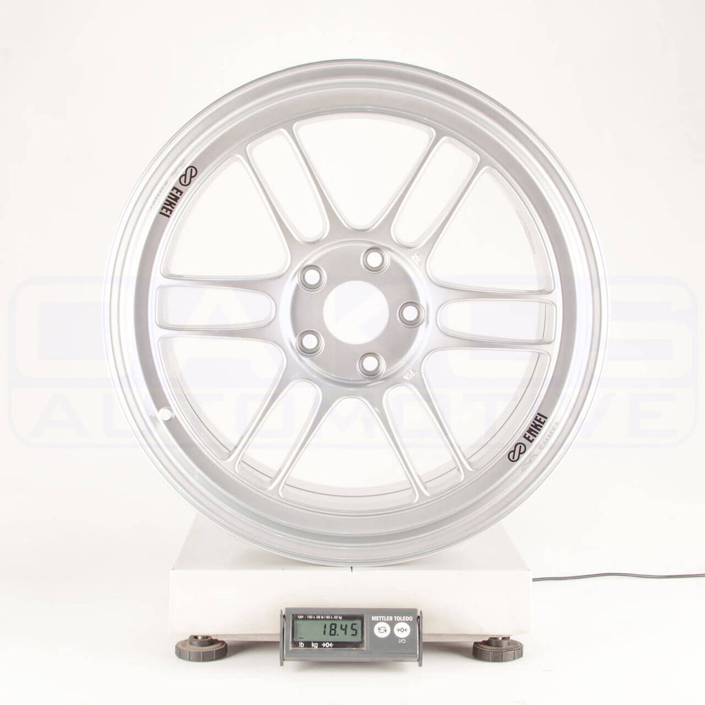 Enkei RPF1 Wheel - 18x10 / +38 / 5x114.3 - Silver - Angle 5