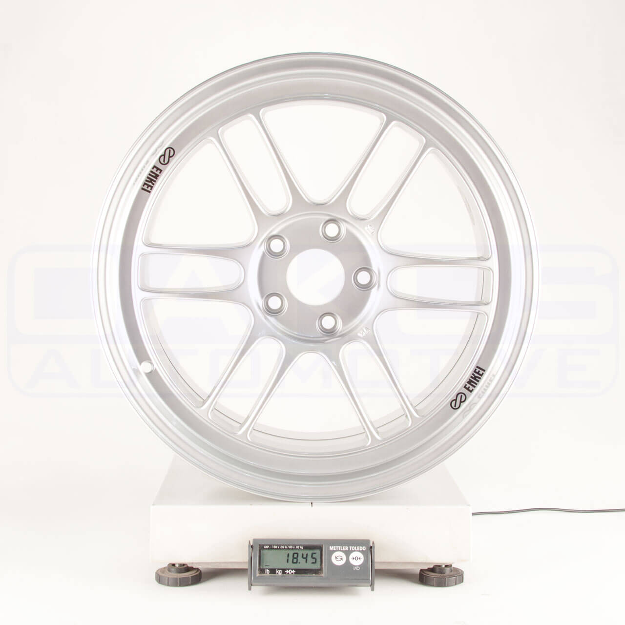 Enkei RPF1 Wheel - 18x10 / +38 / 5x114.3 - Silver - Angle 5