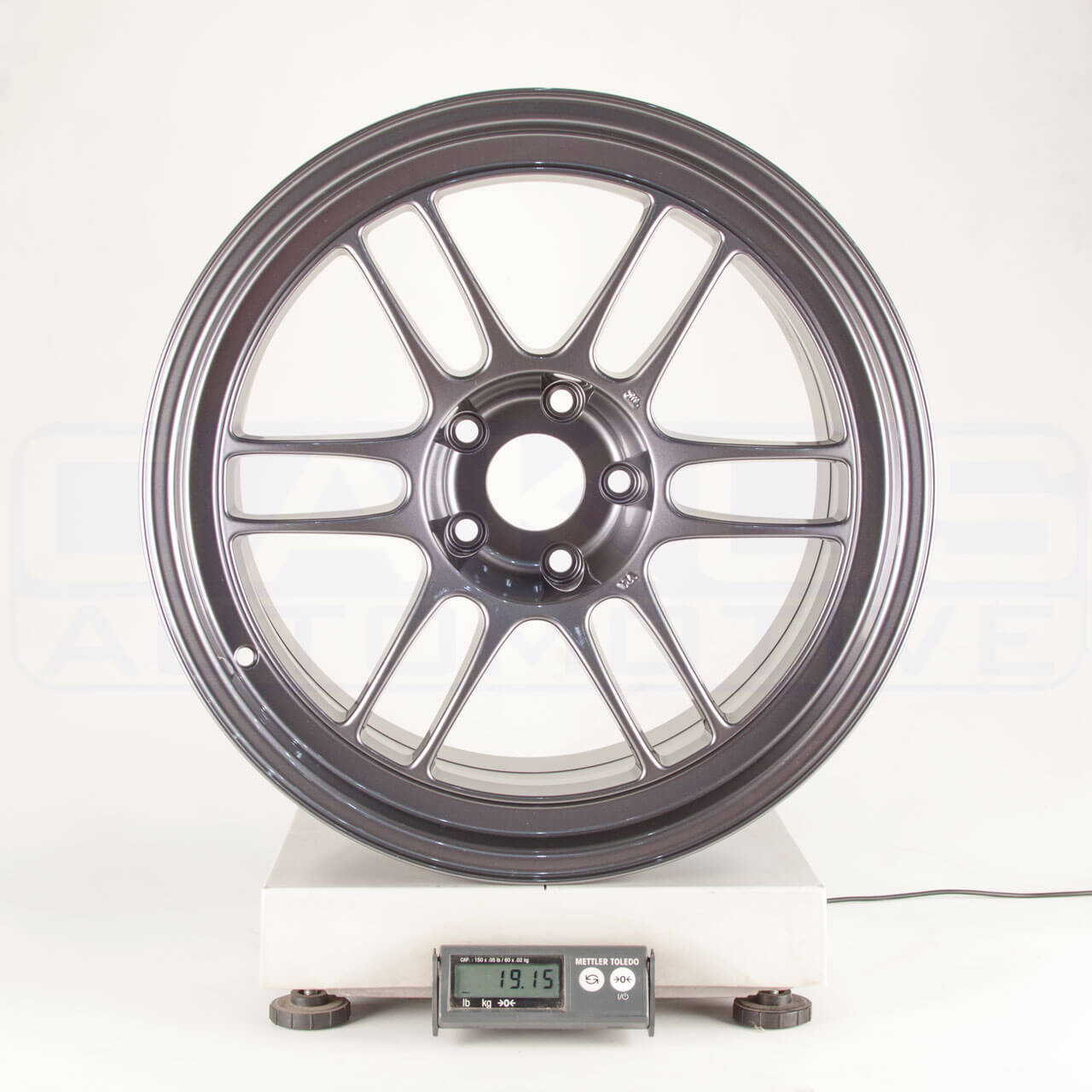 Enkei RPF1 Wheel - 18x10.5 / +15 / 5x114.3 - Gunmetal - Angle 5