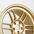 Enkei RPF1 Wheel - 18x8 / +45 / 5x100 - Gold - Angle 3