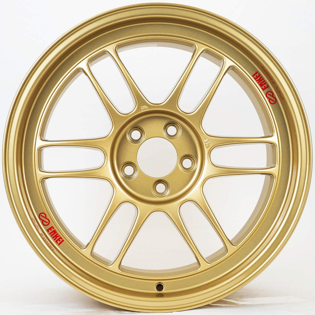 Enkei RPF1 Wheel - 18x8.5 / +40 / 5x114.3 - Gold - Angle 2