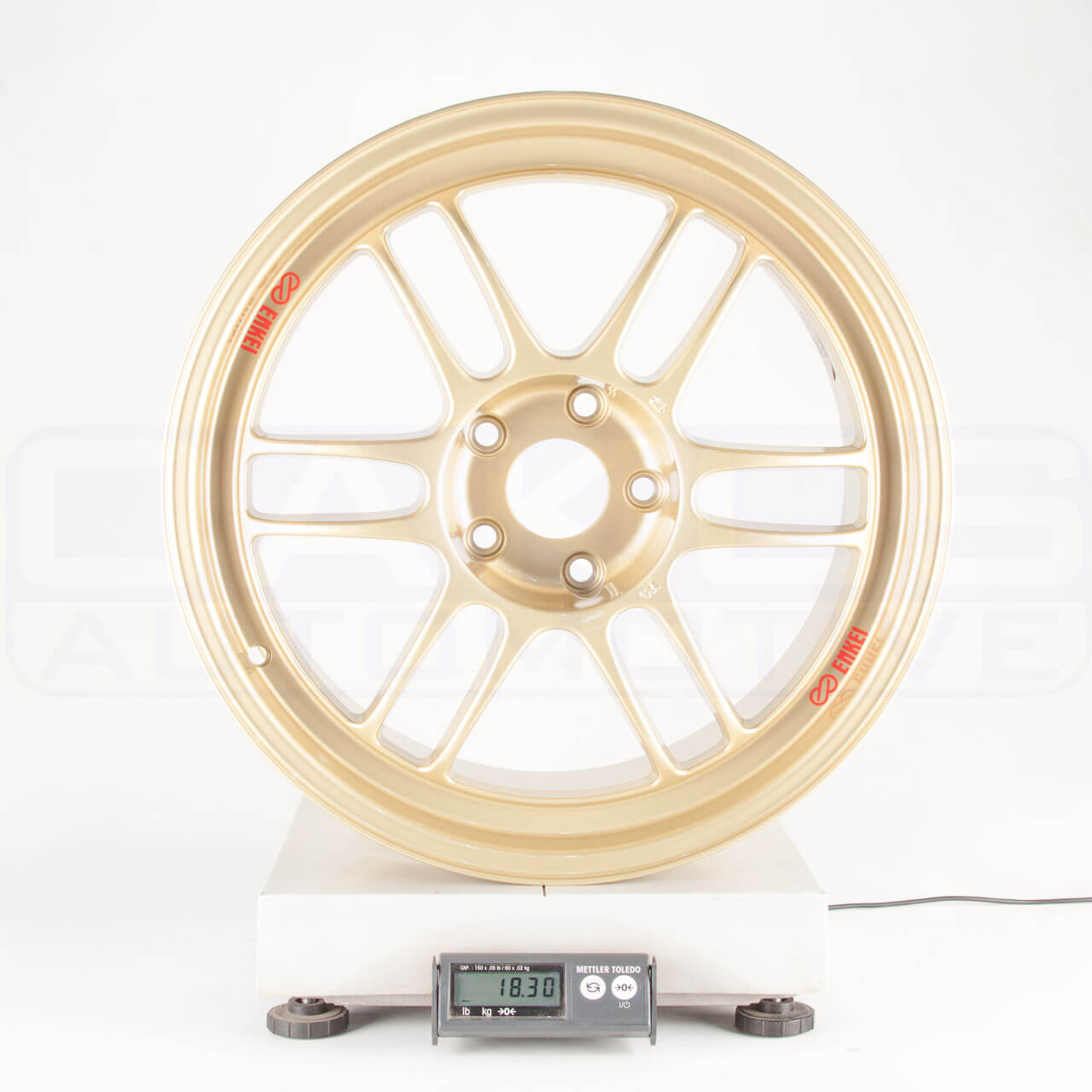Enkei RPF1 Wheel - 18x8.5 / +40 / 5x114.3 - Gold - Angle 5