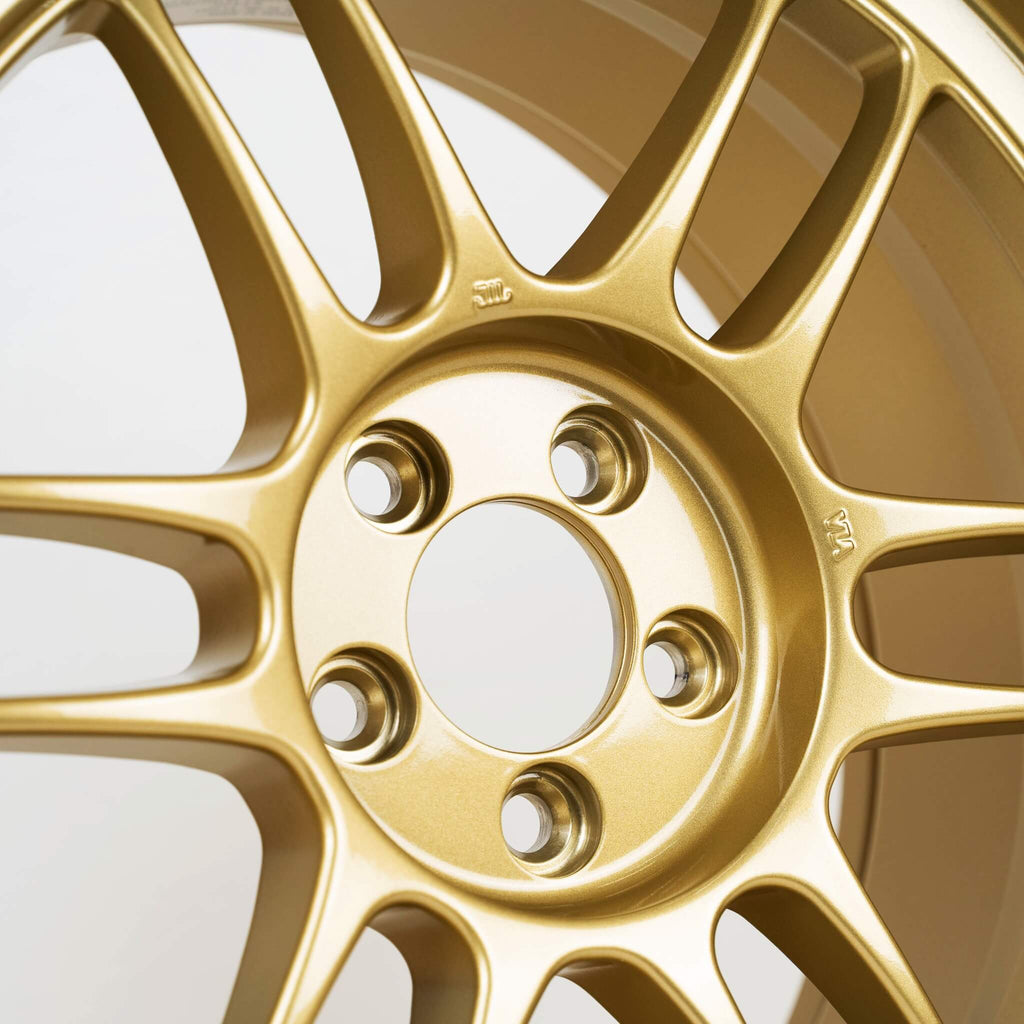 Enkei RPF1 Wheel - 18x9 / +35 / 5x108 - Gold - Angle 4