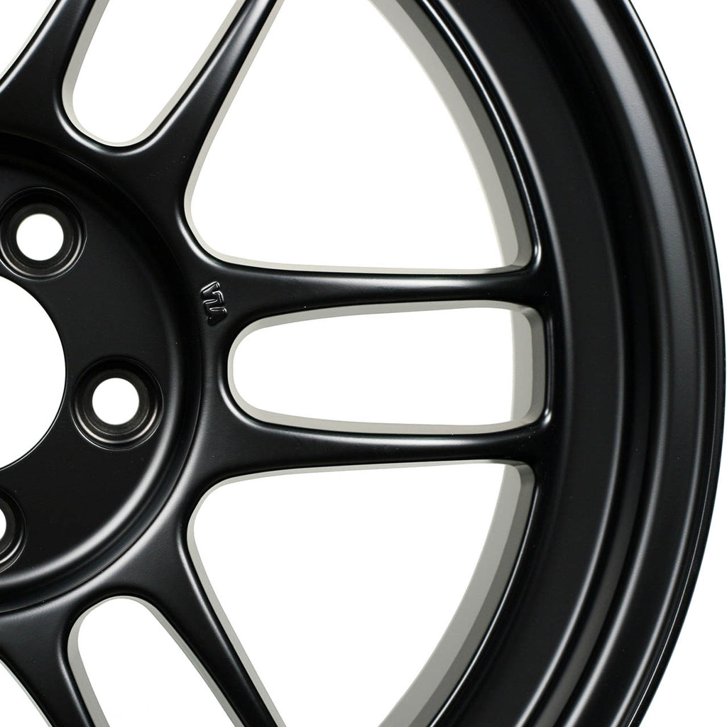 Enkei RPF1 Wheel - 18x9 / +35 / 5x108 - Matte Black - Angle 6