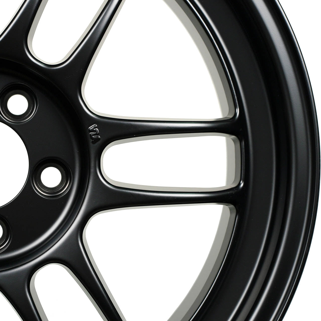 Enkei RPF1 Wheel - 18x9 / +35 / 5x108 - Matte Black - Angle 6
