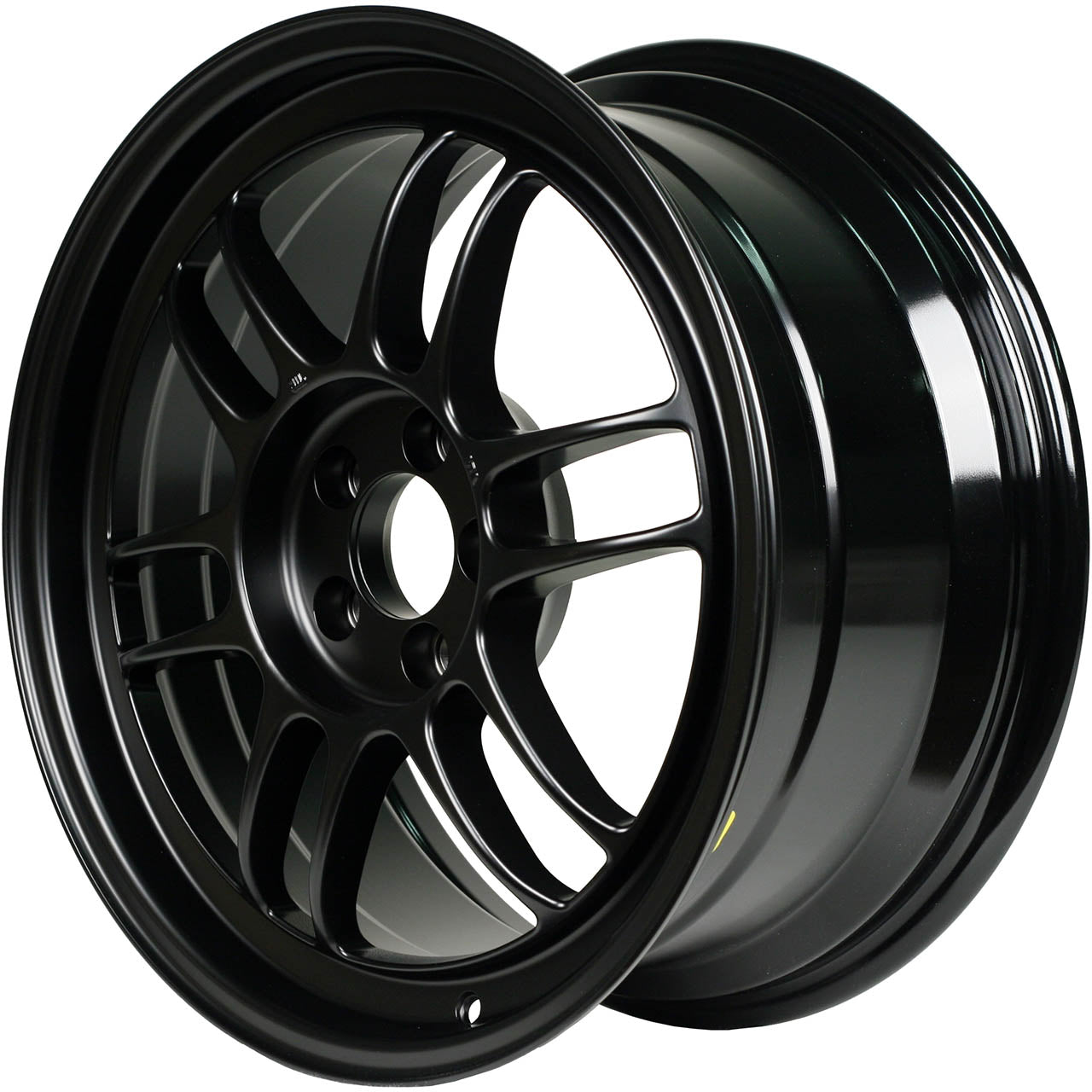 Enkei RPF1 Wheel - 18x9 / +35 / 5x108 - Matte Black - Angle 7
