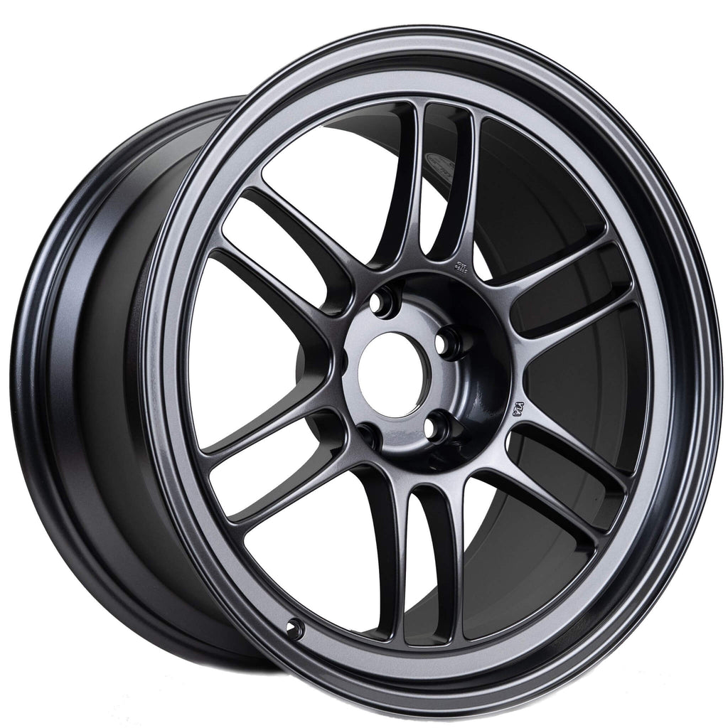Enkei RPF1 Wheel - 18x9.5 / +15 / 5x114.3 - Gunmetal - Angle 2