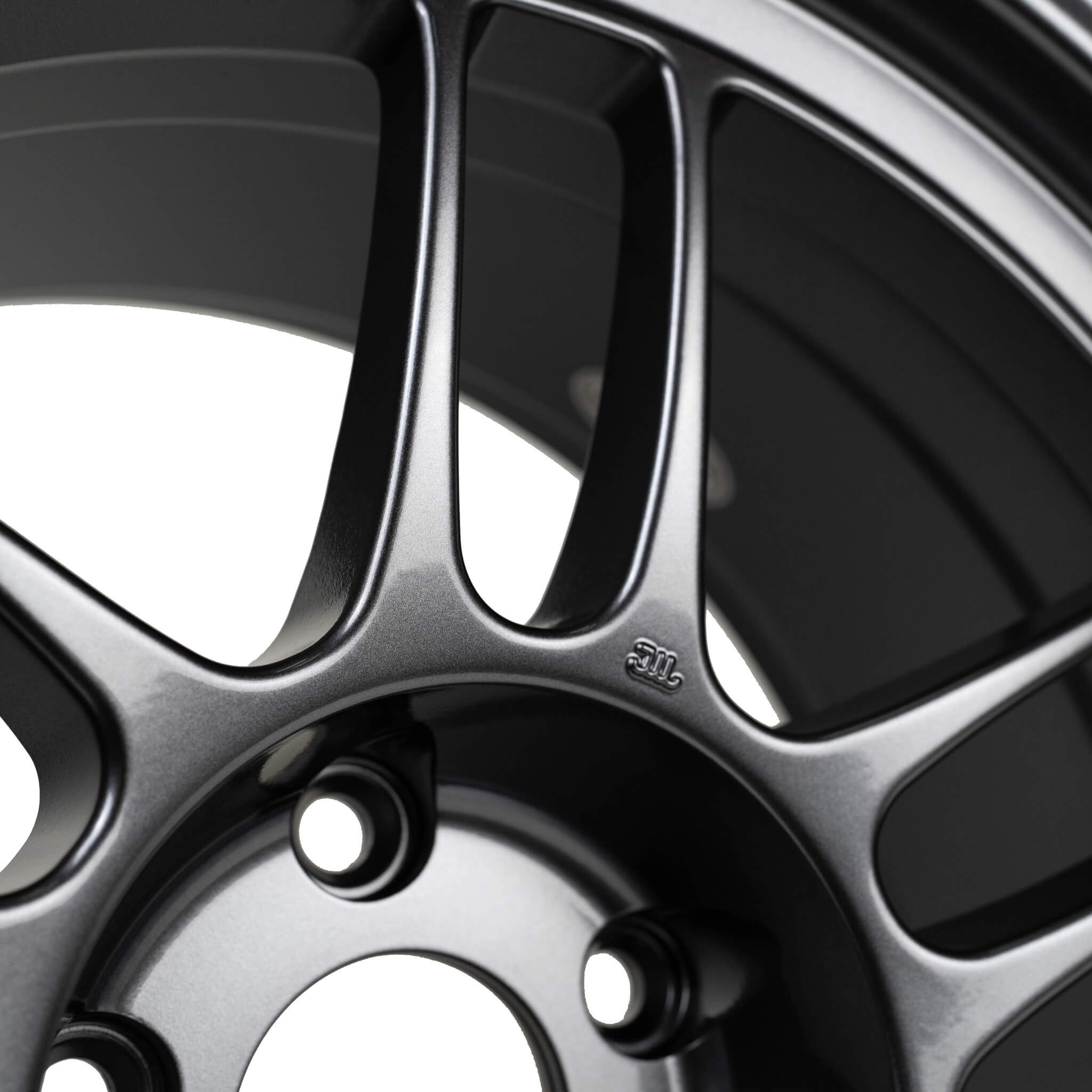 Enkei RPF1 Wheel - 18x9.5 / +15 / 5x114.3 - Gunmetal - Angle 5