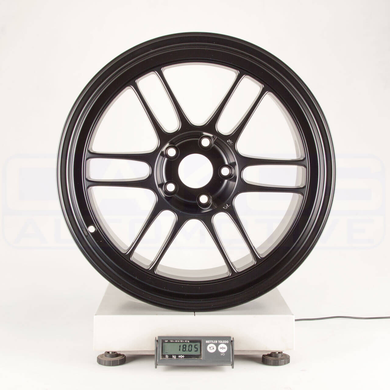Enkei RPF1 Wheel - 18x9.5 / +15 / 5x114.3 - Matte Black - Angle 5