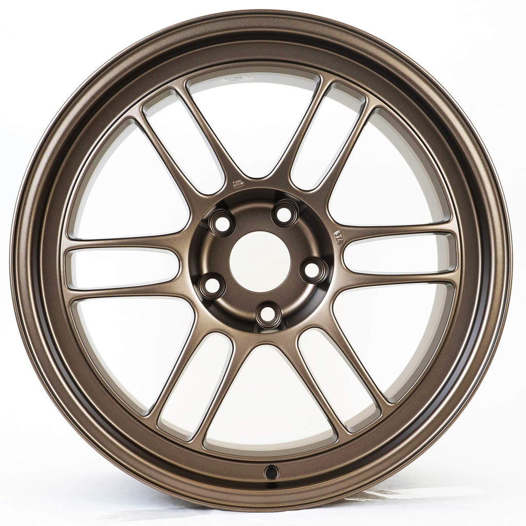 Enkei RPF1 Wheel - 18x9.5 / +15 / 5x114.3 - Matte Bronze - Angle 2