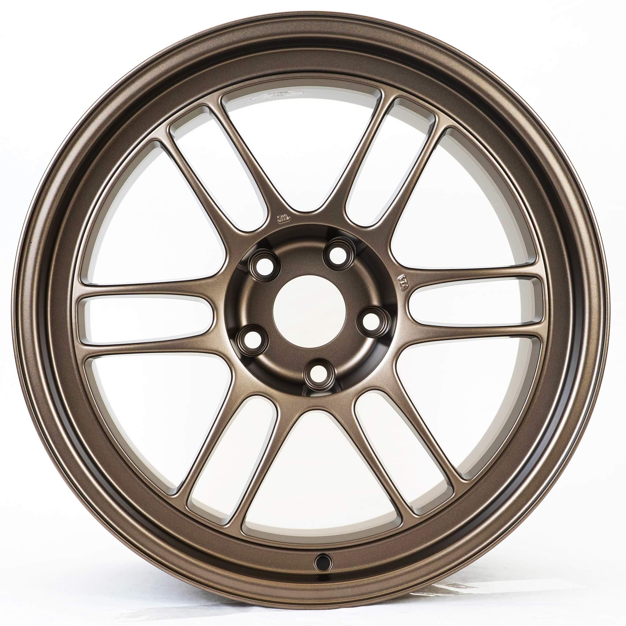 Enkei RPF1 Wheel - 18x9.5 / +15 / 5x114.3 - Matte Bronze - Angle 2