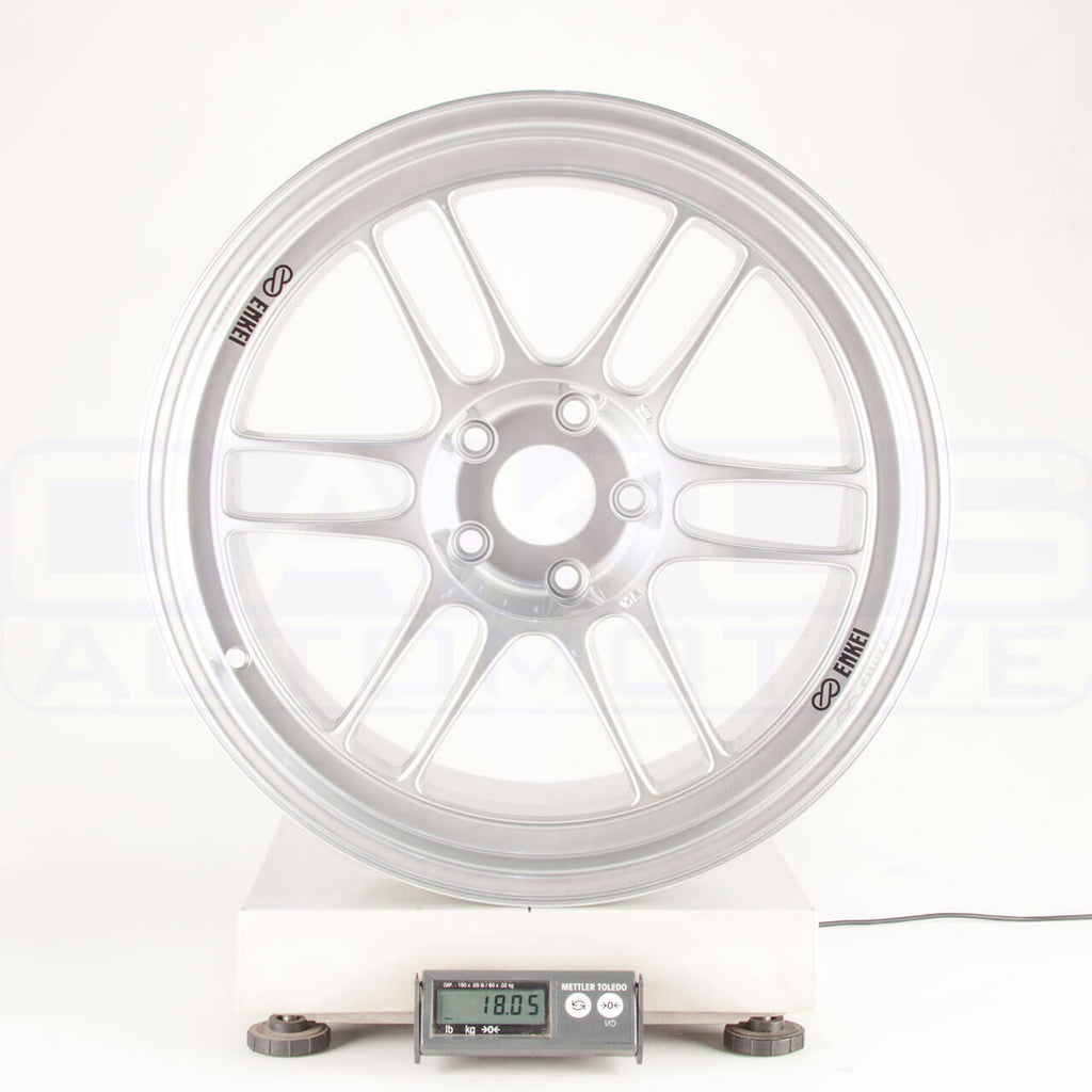 Enkei RPF1 Wheel - 18x9.5 / +15 / 5x114.3 - Silver - Angle 6