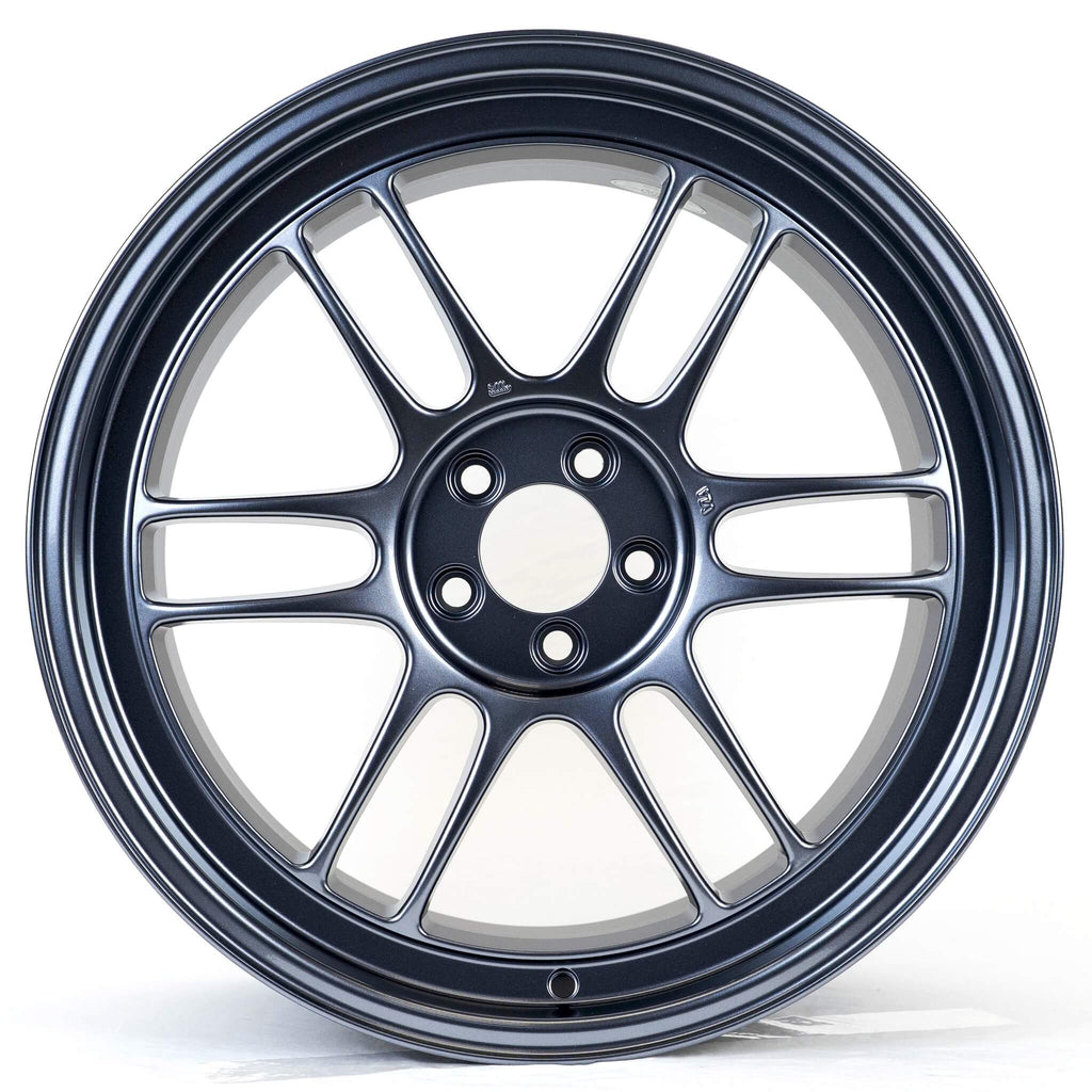 Enkei RPF1 Wheel - 18x9.5 / +38 / 5x114.3 - Gunmetal - Angle 2