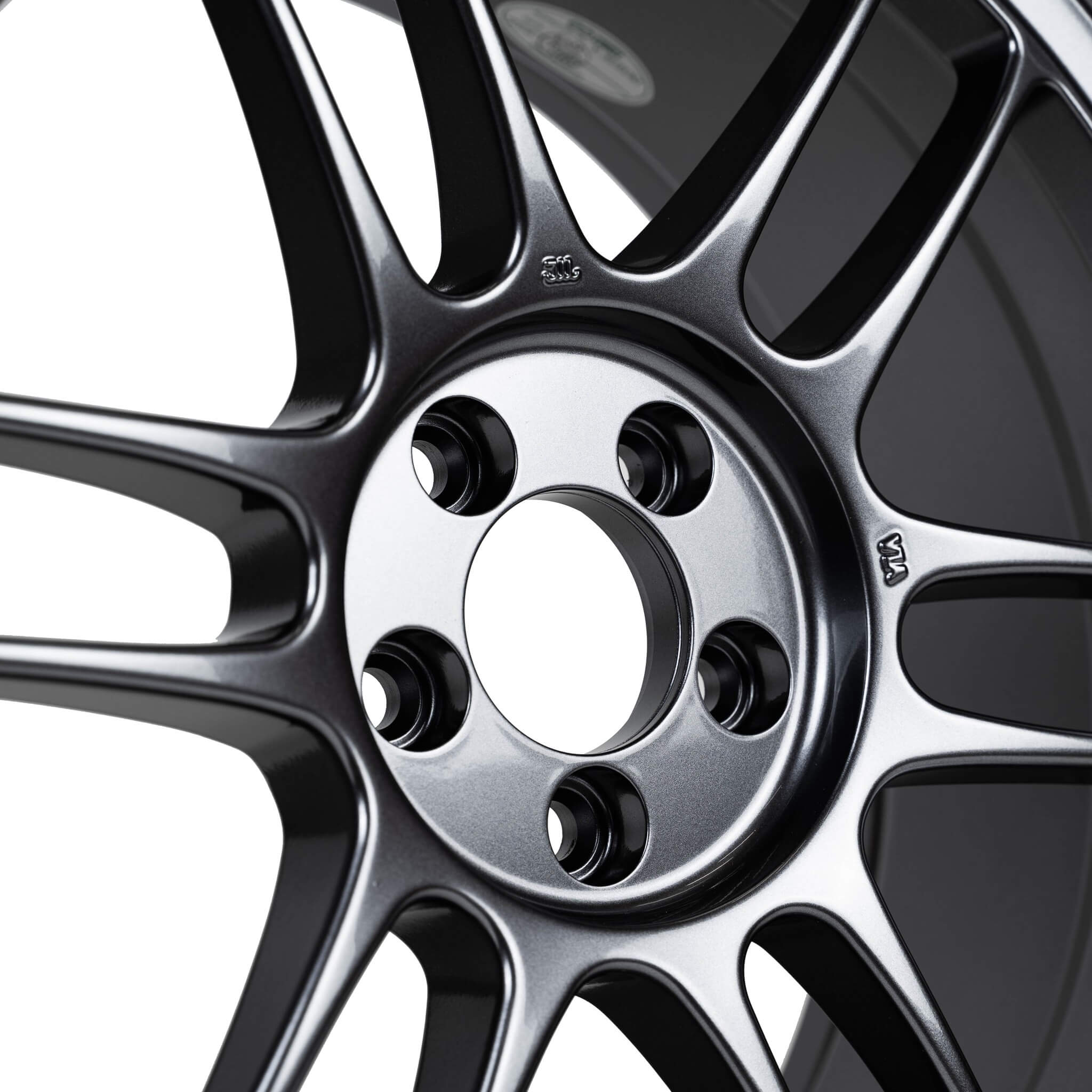 Enkei RPF1 Wheel - 18x9.5 / +38 / 5x114.3 - Gunmetal - Angle 4