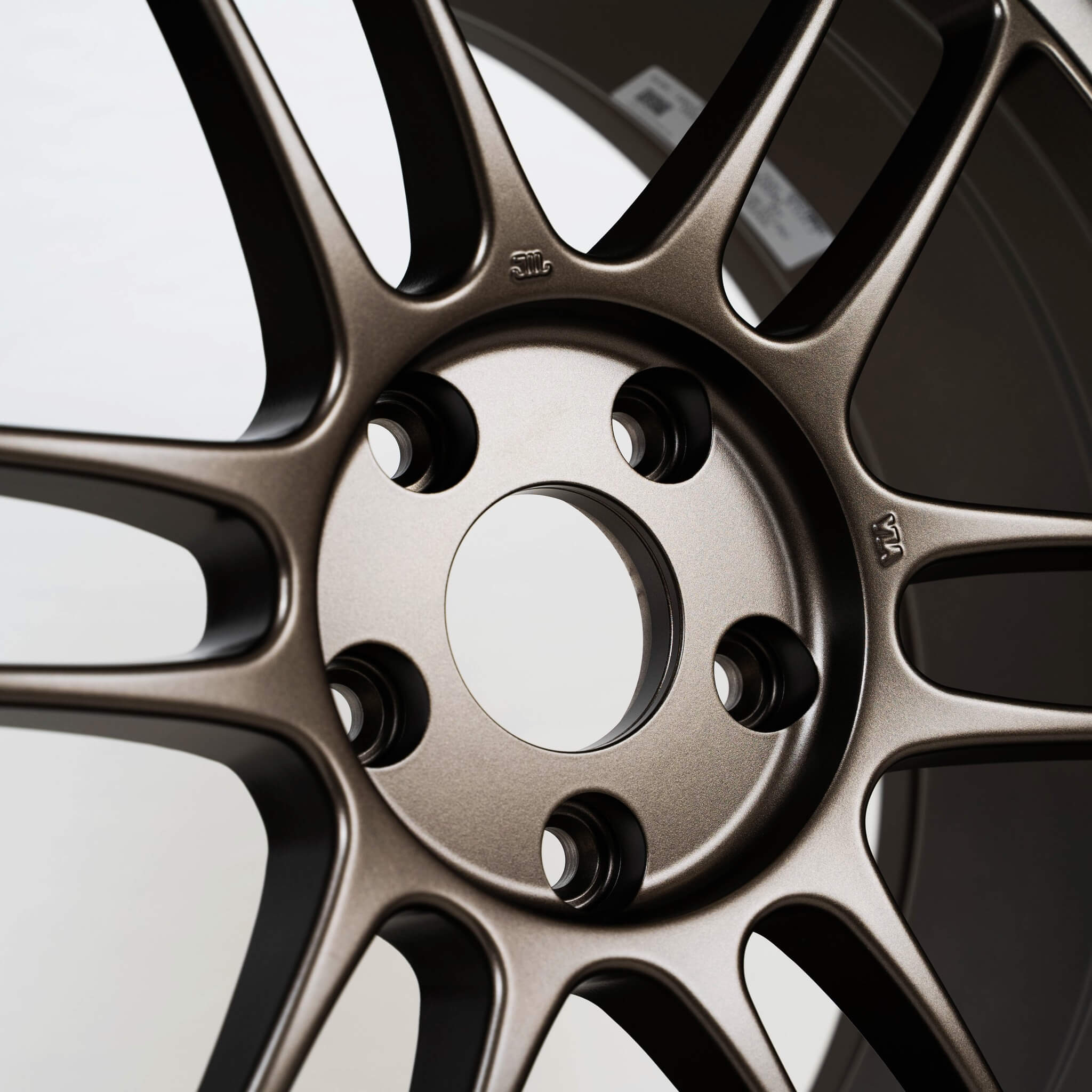 Enkei RPF1 Wheel - 18x9.5 / +38 / 5x114.3 - Matte Bronze - Angle 4