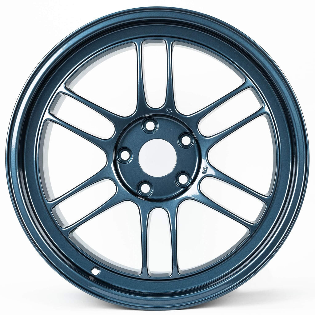Enkei RPF1 Wheel - 18x9.5 / +38 / 5x114.3 - Misty Blue - Angle 2