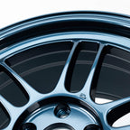 Enkei RPF1 Wheel - 18x9.5 / +38 / 5x114.3 - Misty Blue - Angle 6