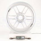 Enkei RPF1 Wheel - 18x9.5 / +38 / 5x114.3 - Silver - Angle 5