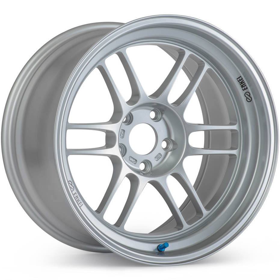 Enkei RPF1RS Wheel - 18x10.5 / +10 / 5x114.3 - Silver - Angle 2