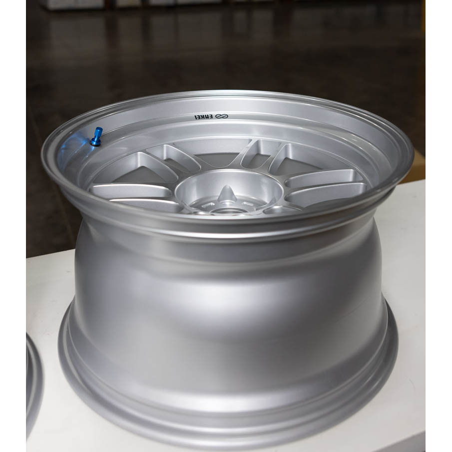 Enkei RPF1RS Wheel - 18x11 / +-10 / 5x114.3 - Matte Gunmetal - Angle 3