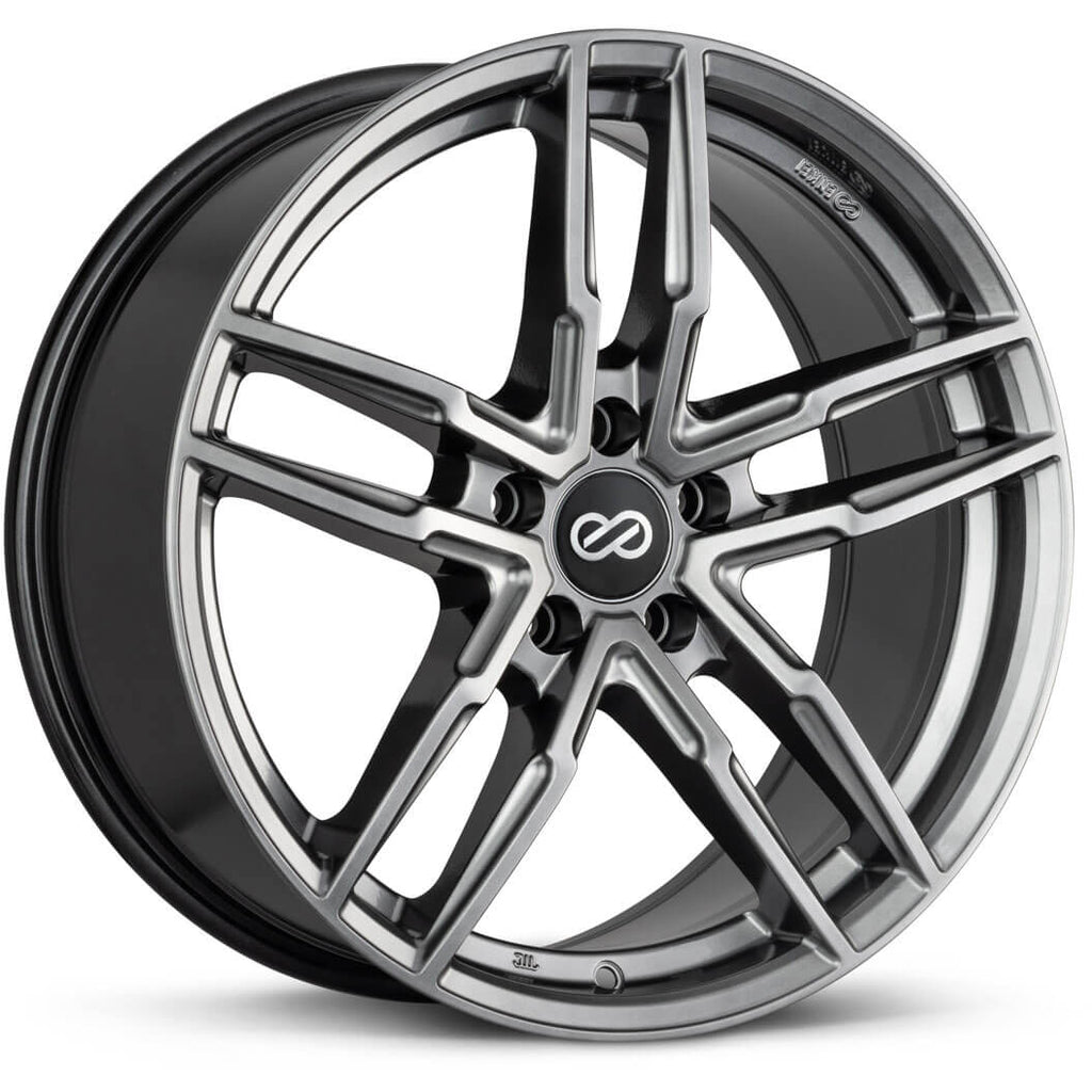 Enkei SS05 Wheel - 20x8.5 / +40 / 5x120 - Hyper Gray - Angle 2