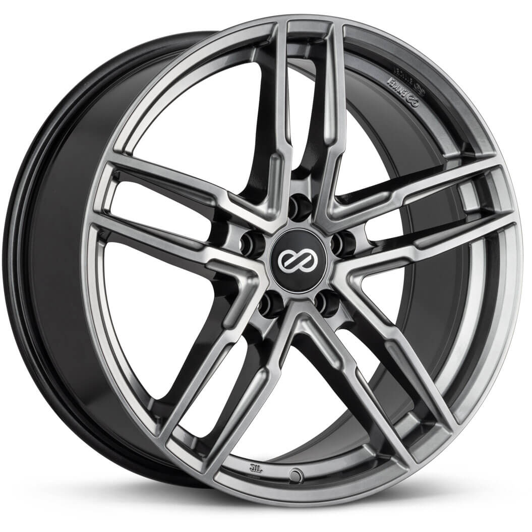 Enkei SS05 Wheel - 20x8.5 / +40 / 5x120 - Hyper Gray - Angle 2