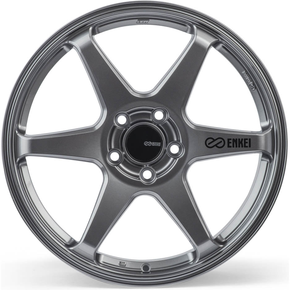 Enkei T6R Wheel - 18x8.5 / +38 / 5x114.3 - Gloss Gunmetal