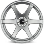 Enkei T6S Wheel - 17x8 / +45 / 5x100 - Matte Silver - Angle 2