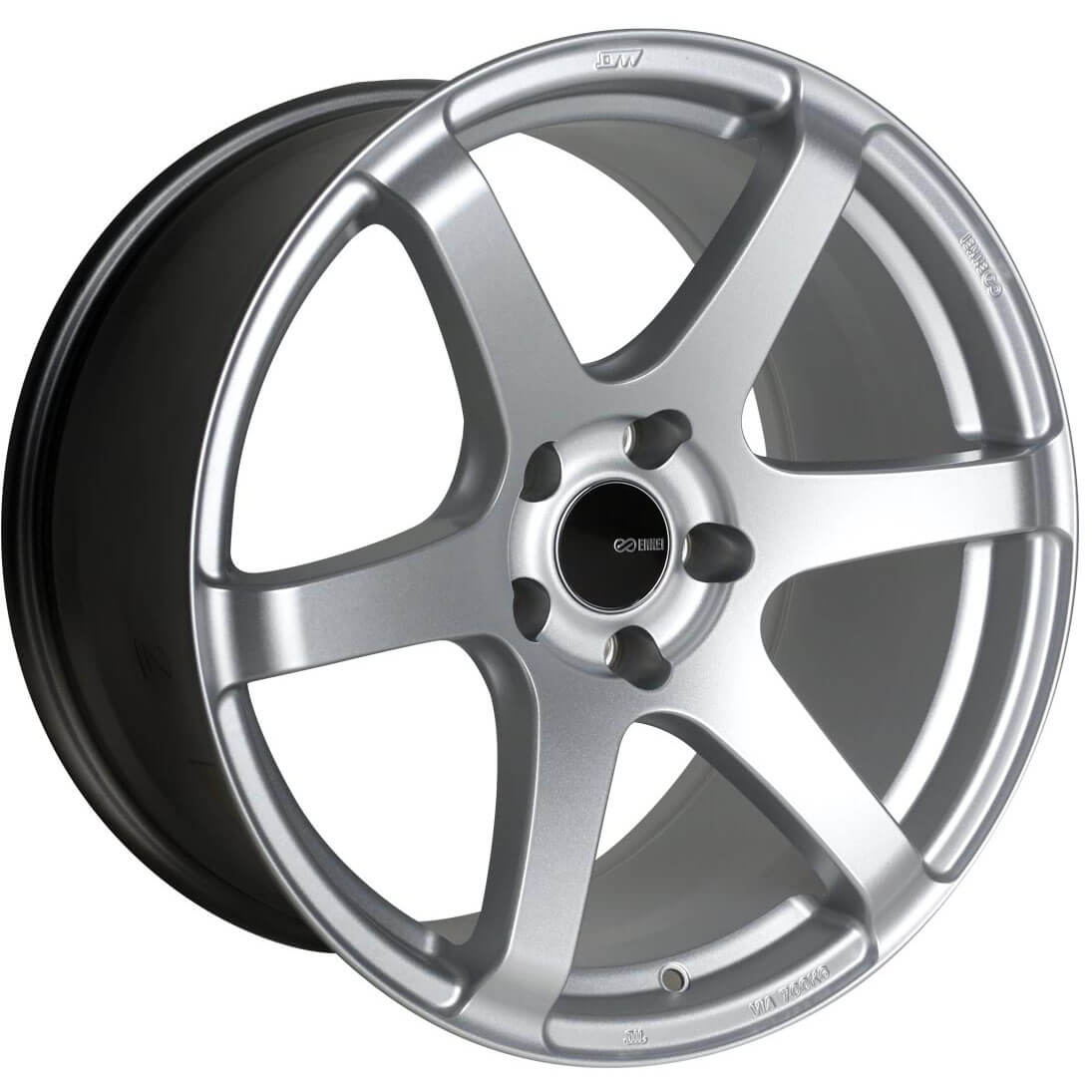 Enkei T6S Wheel - 17x9 / +45 / 5x114.3 - Matte Silver