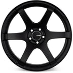 Enkei T6S Wheel - 18x8.5 / +35 / 5x114.3 - Matte Black - Angle 2