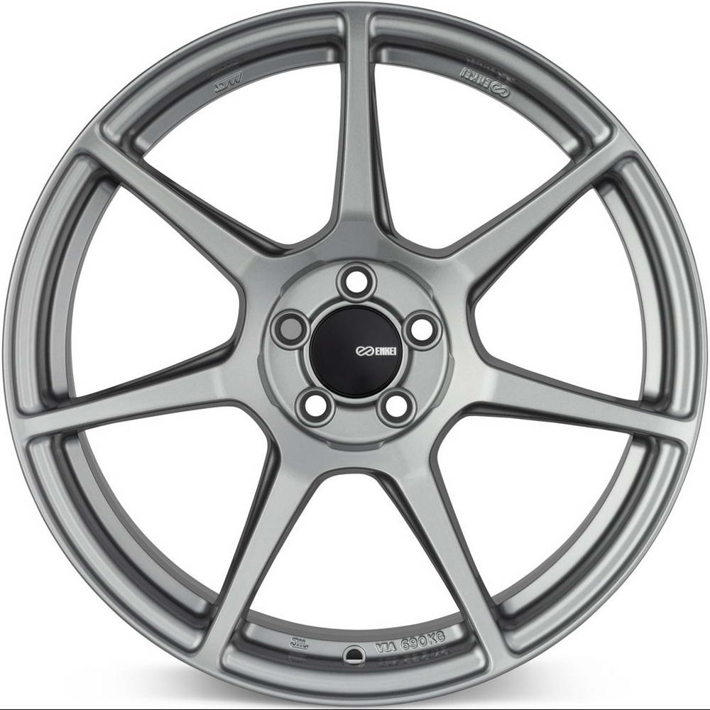 Enkei TFR Wheel - 19x9.5 / +35 / 5x114.3 - Storm Gray - Angle 2