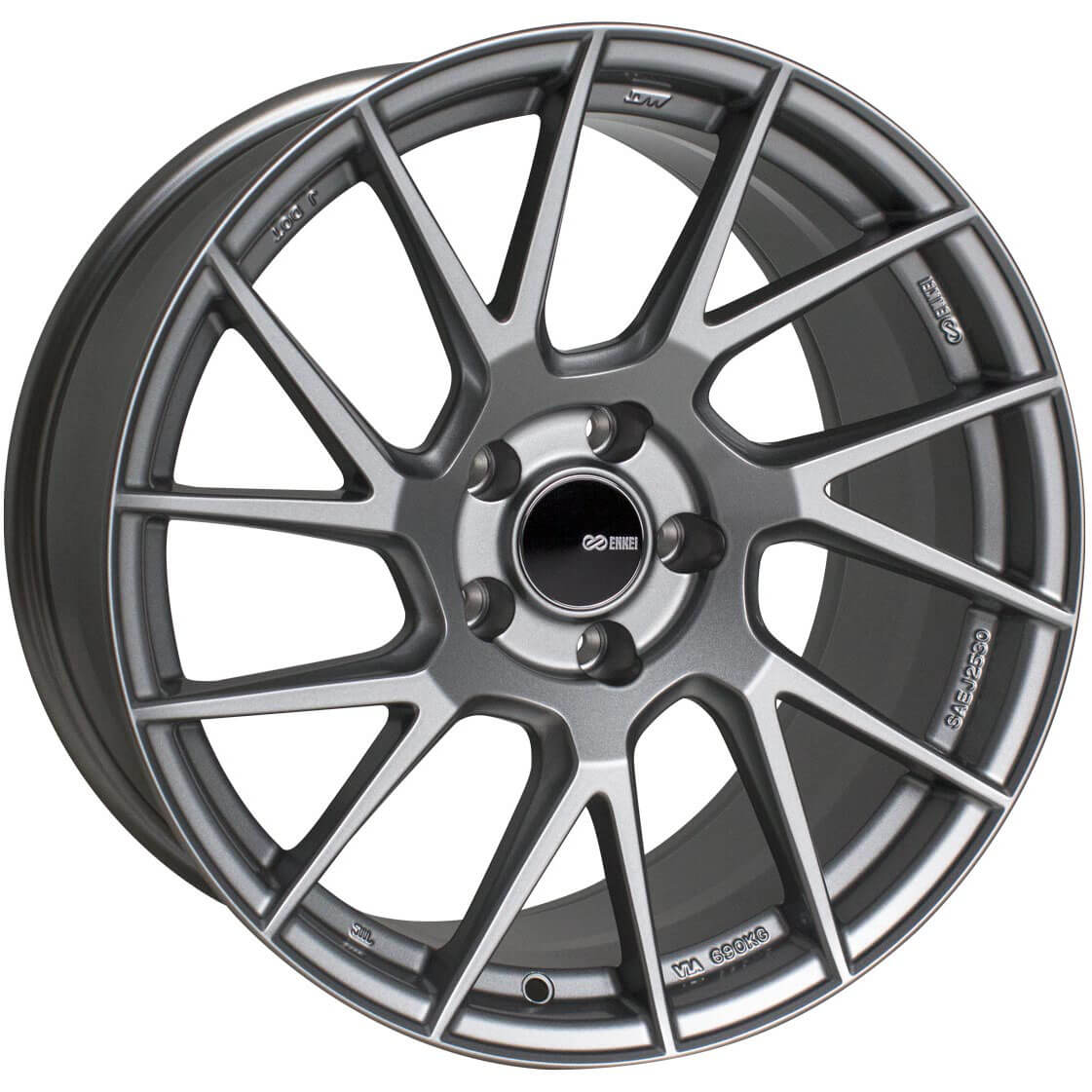 Enkei TM7 Wheel - 17x9 / +45 / 5x114.3 - Storm Gray