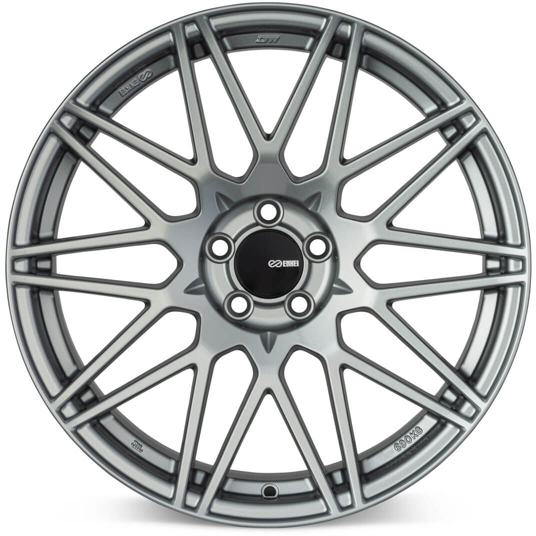 Enkei TMS Wheel - 17x8 / +45 / 5x100 - Storm Gray - Angle 2