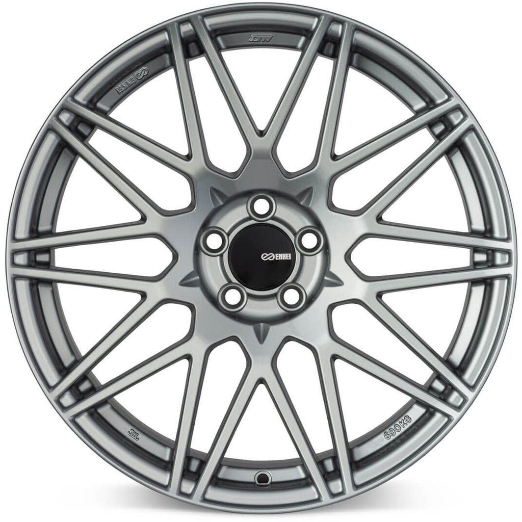 Enkei TMS Wheel - 18x8.5 / +38 / 5x114.3 - Storm Gray - Angle 2