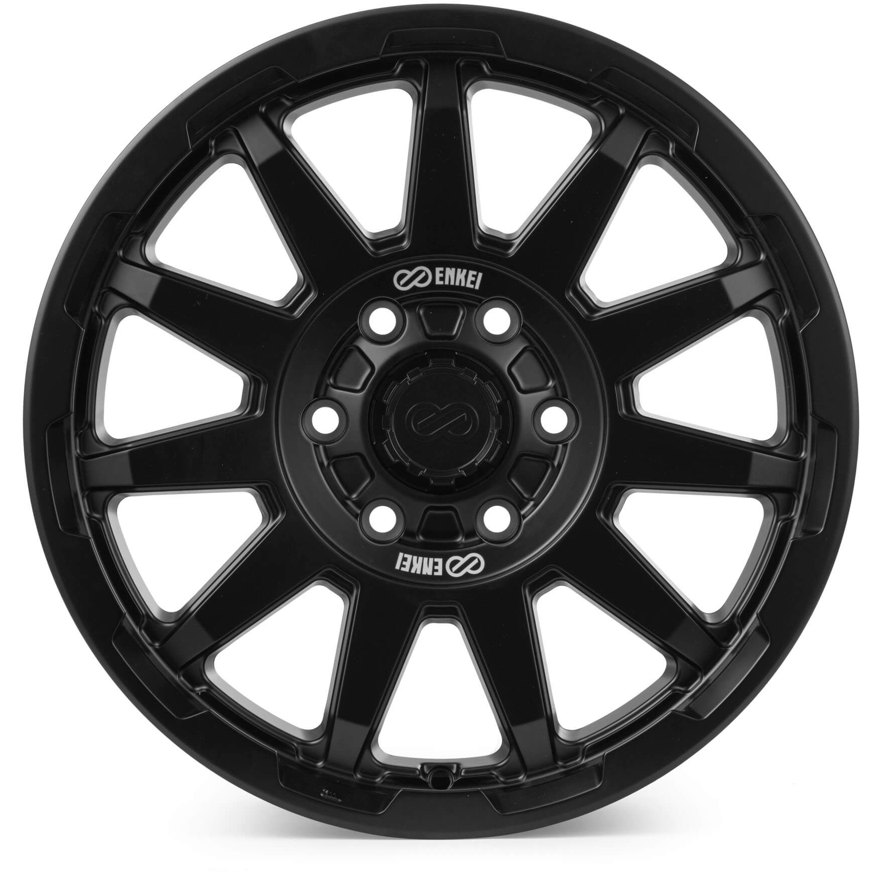 Enkei Trail-Cross Wheel - 18x9 / +0 / 6x139.7 - Matte Black - Angle 2