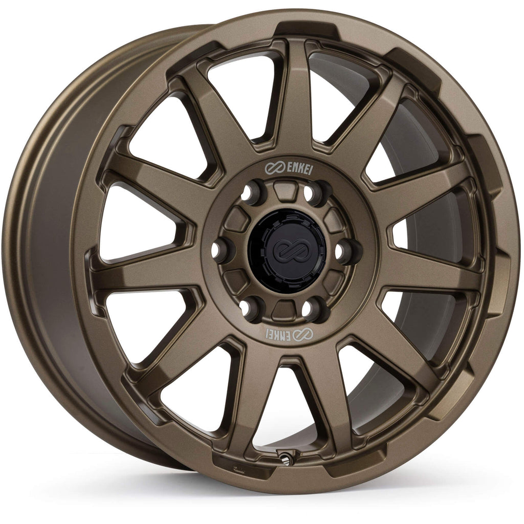 Enkei Trail-Cross Wheel - 20x9 / +39 / 6x139.7 - Matte Bronze - Angle 2