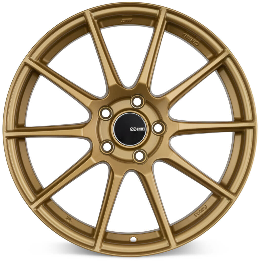 Enkei TS-10 Wheel - 17x8 / +45 / 5x100 - Gold - Angle 2