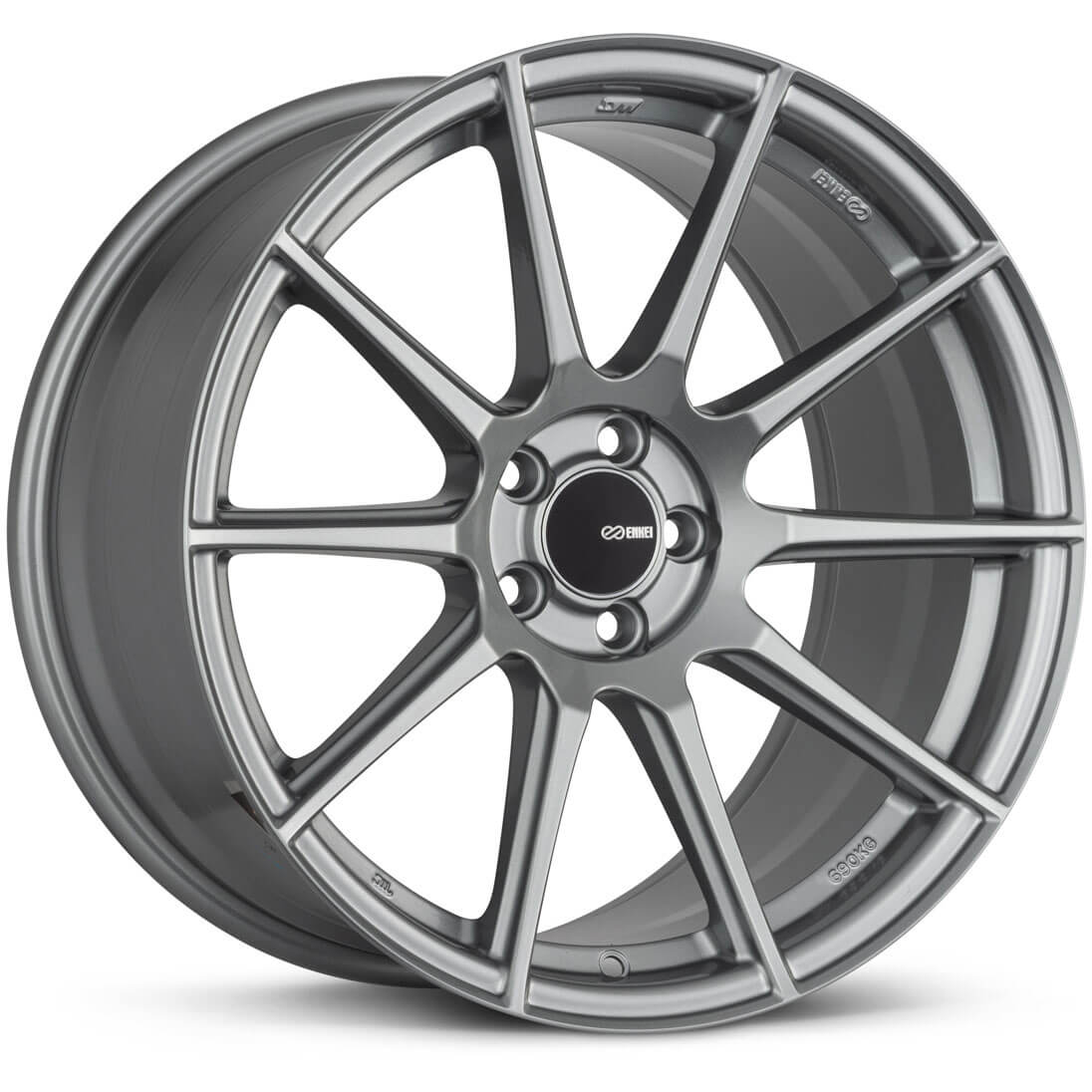 Enkei TS-10 Wheel - 18x10.5 / +25 / 5x114.3 - Storm Gray