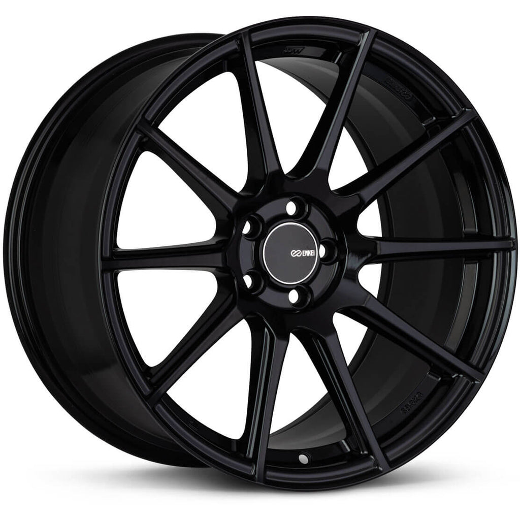 Enkei TS-10 Wheel - 18x8.5 / +45 / 5x100 - Gloss Black