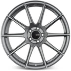 Enkei TS-10 Wheel - 18x8.5 / +50 / 5x114.3 - Storm Gray - Angle 2