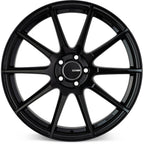 Enkei TS-10 Wheel - 18x8 / +50 / 5x114.3 - Gloss Black - Angle 2