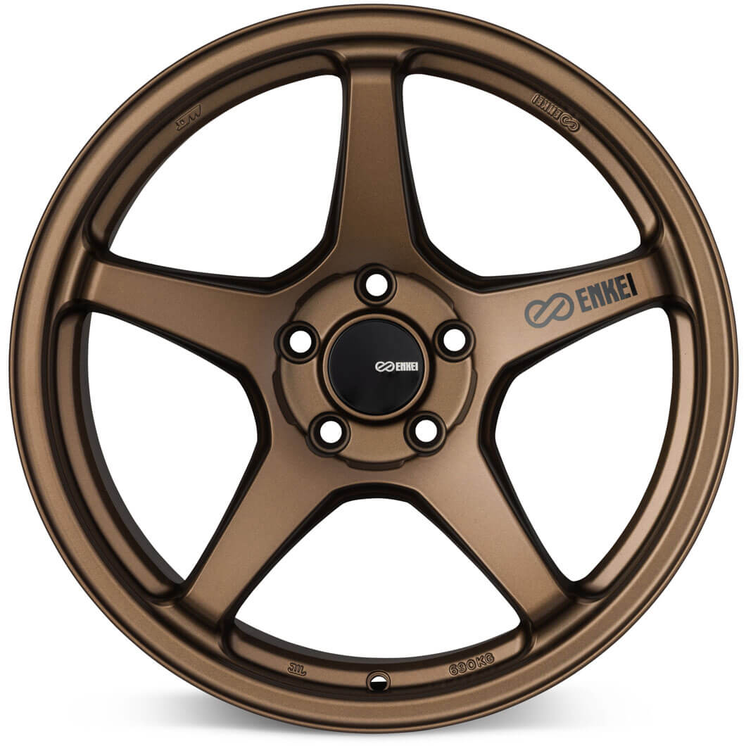 Enkei TS-5 Wheel - 17x9 / +40 / 5x114.3 - Matte Bronze - Angle 2